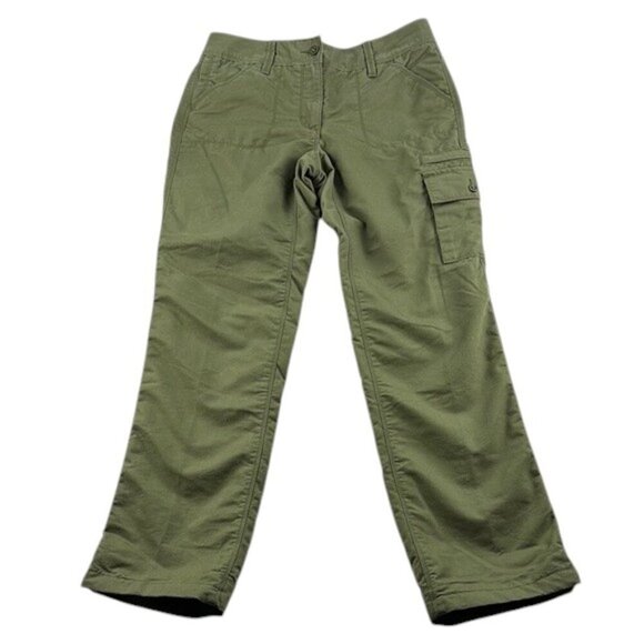 Lands' End Pants - Lands' End Pants Cargo Lined Mid Weight Green Women's Size 8